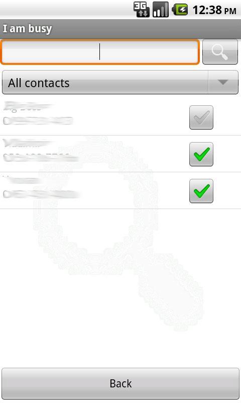 I am busy