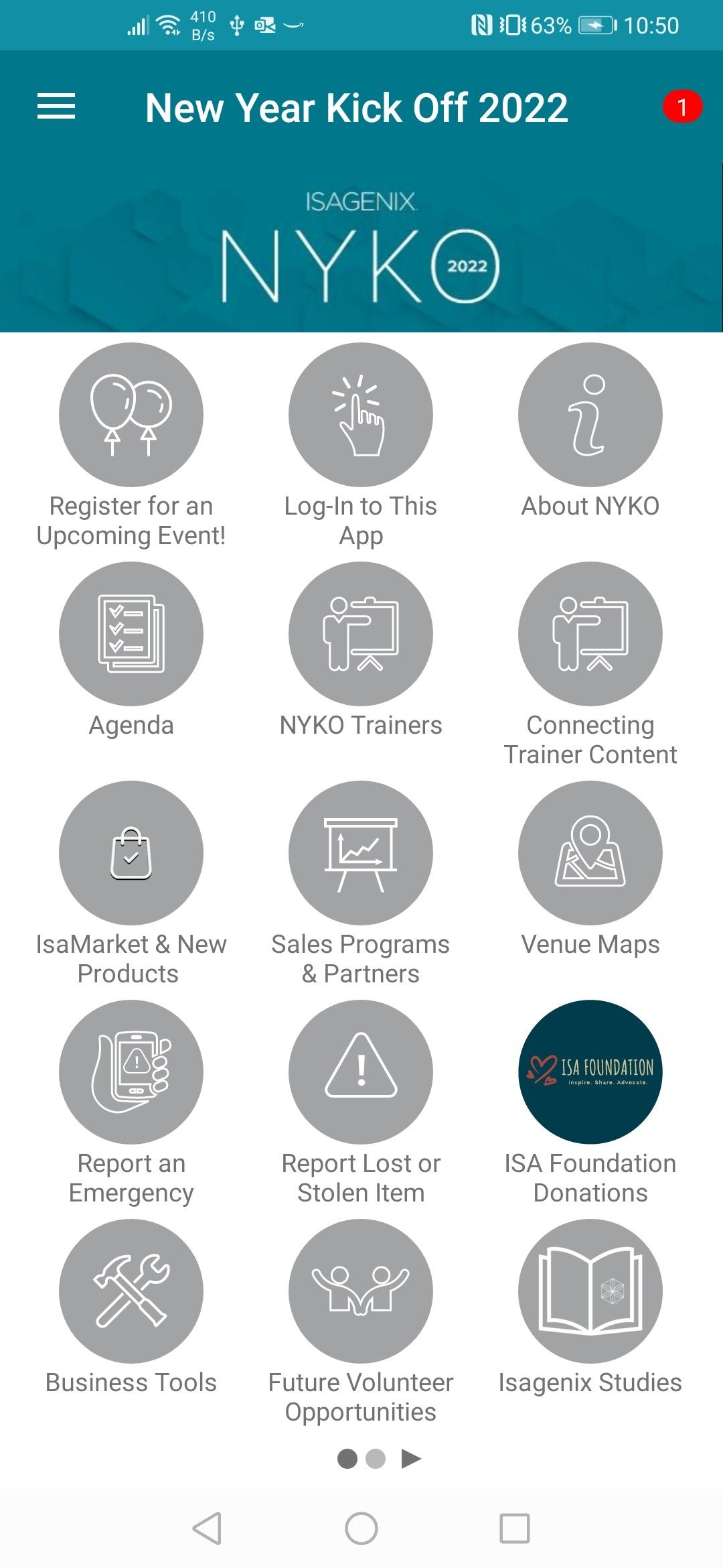 Isagenix Events