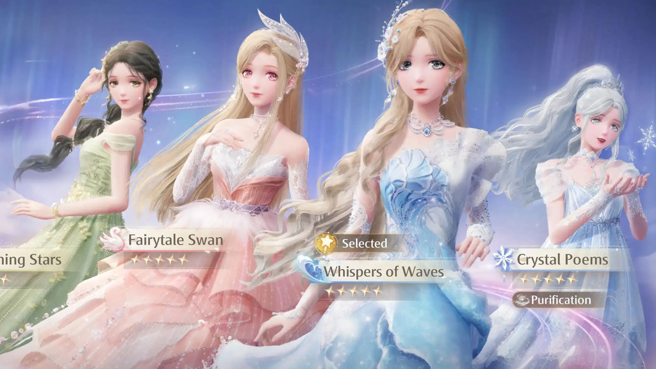 جميع ملابس المد والجزر في Infinity Nikki ، المرتبة حسب الدرجة 