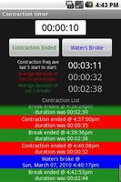 Pregnancy Contraction Timer
