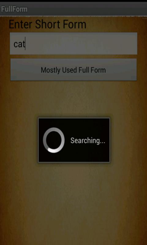 Full Form