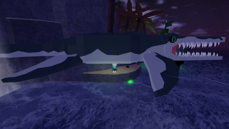 如何在Fisch中找到並捕獲Mosasaurus