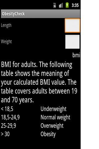 Obesity Check