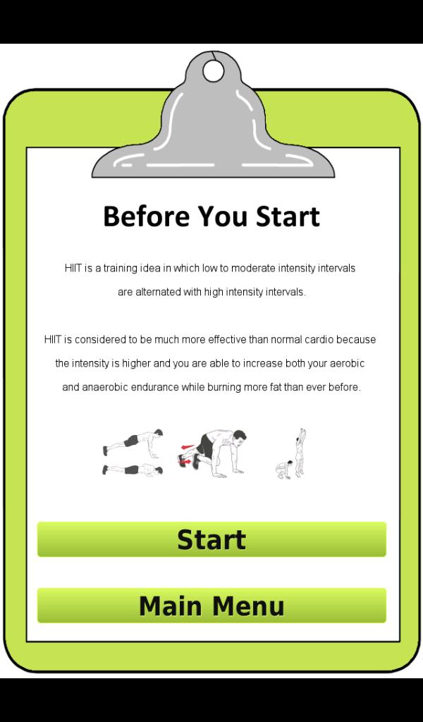 HIIT Cardio Training