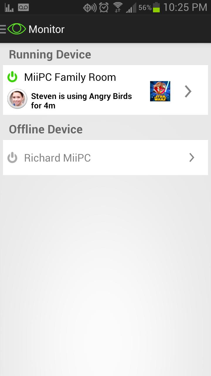 MiiPC Parental Control