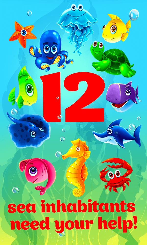 Kids game - Ocean bubbles pop