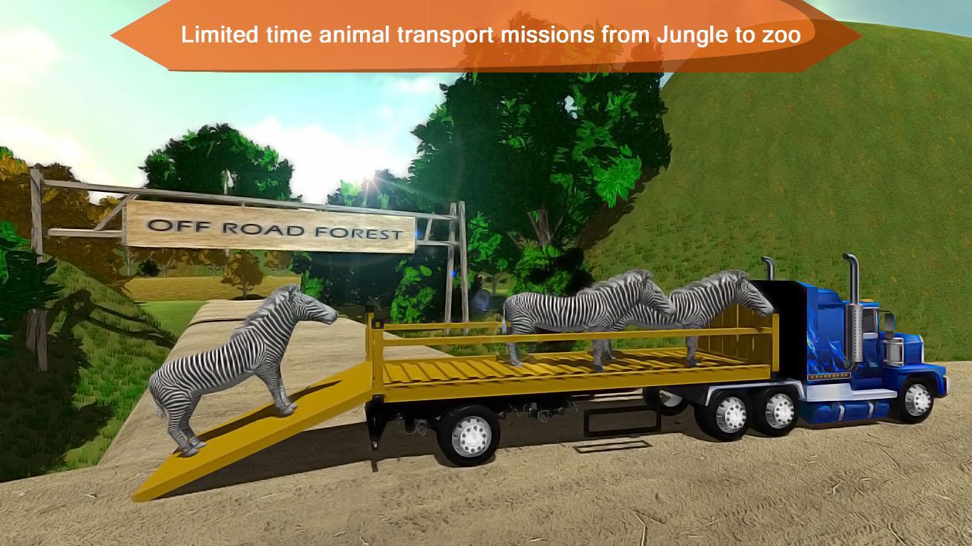 Offroad Animal Truck Transport Driving Simulator