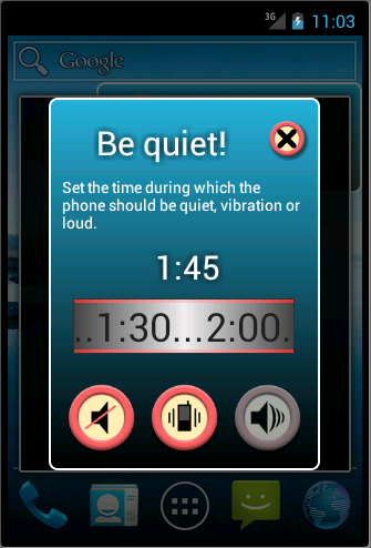 Mute on time