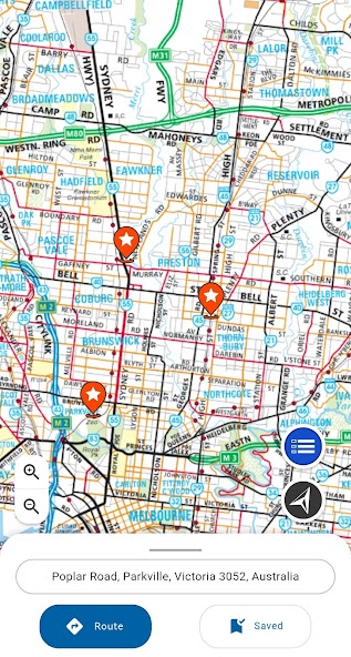 Aus Map