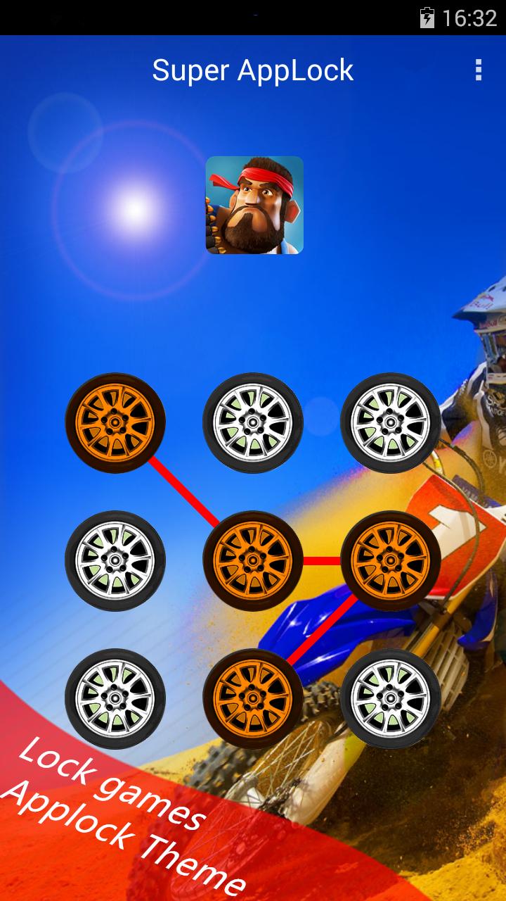 AppLock Theme Moto Race