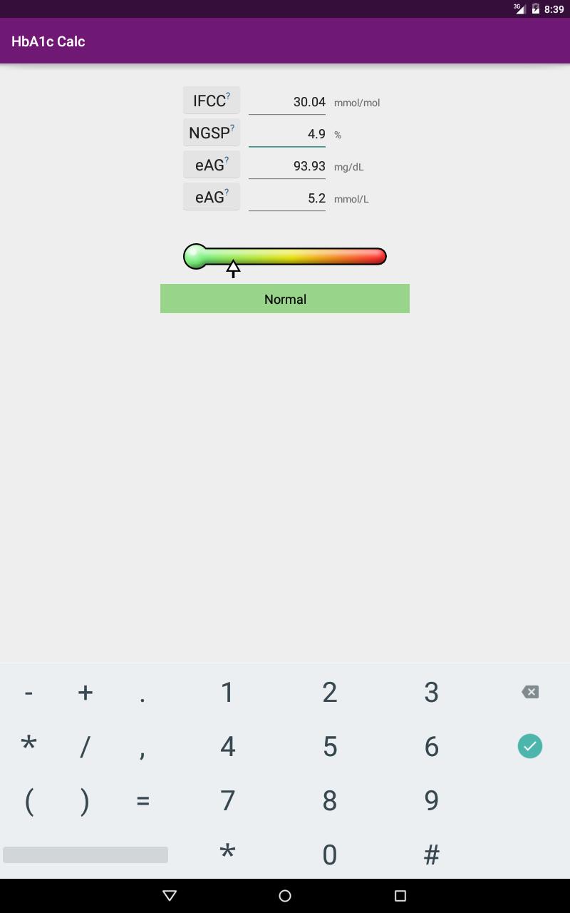 HbA1c Calc