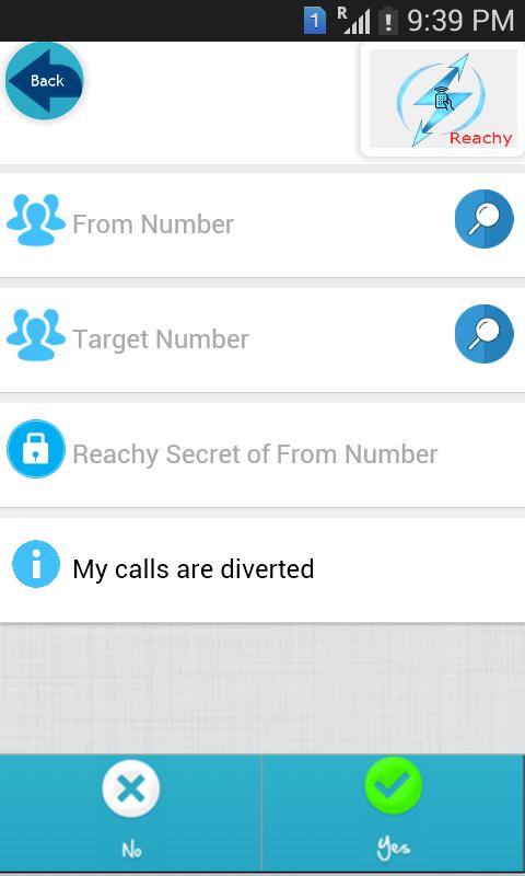 Reachy - [Call Divert/Forward]