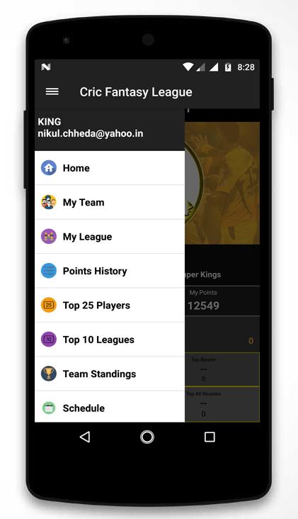 Cric Fantasy League
