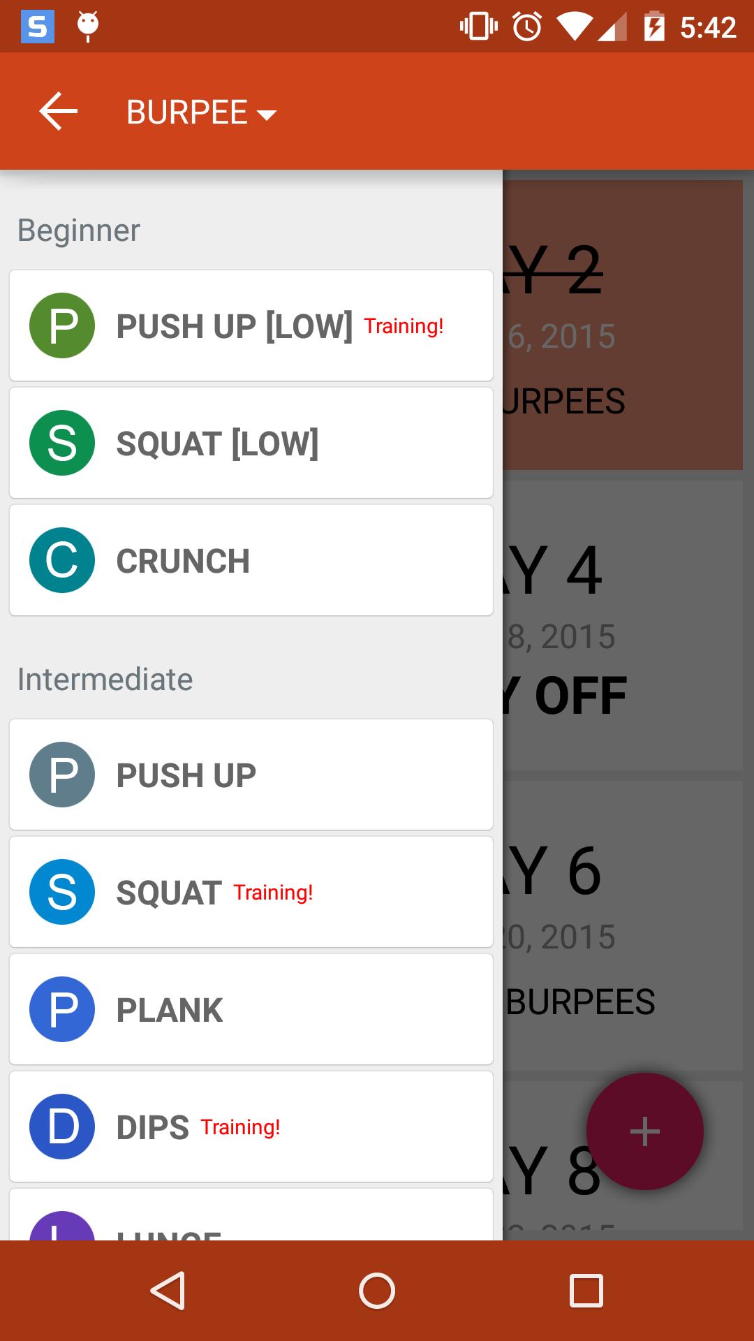 31-Day Training (Squat,Plank)