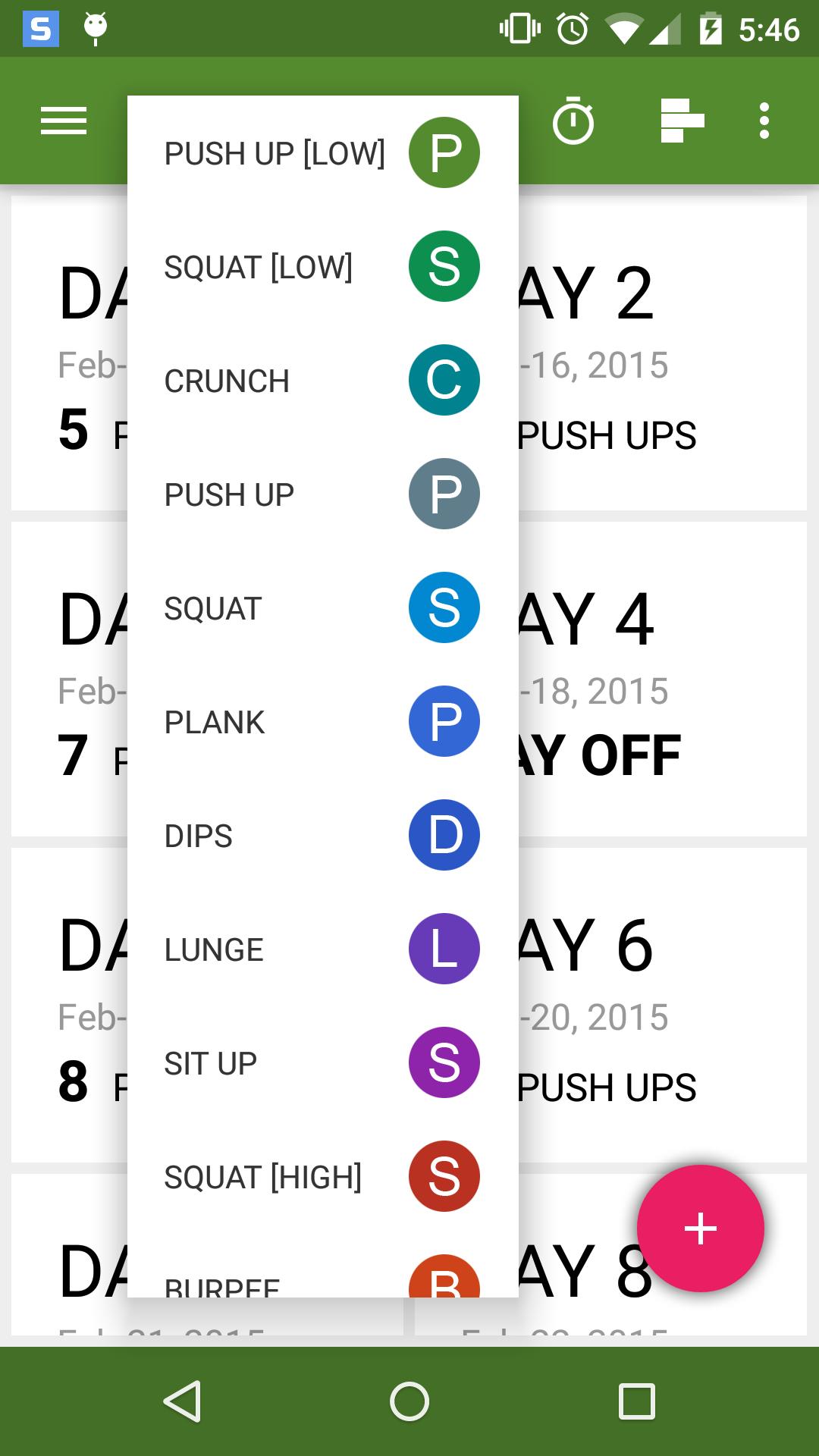 31-Day Training (Squat,Plank)