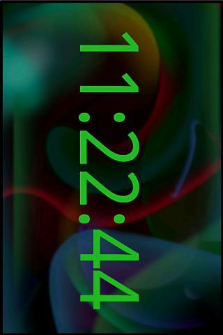 Rainbow Alarm Clock Widget