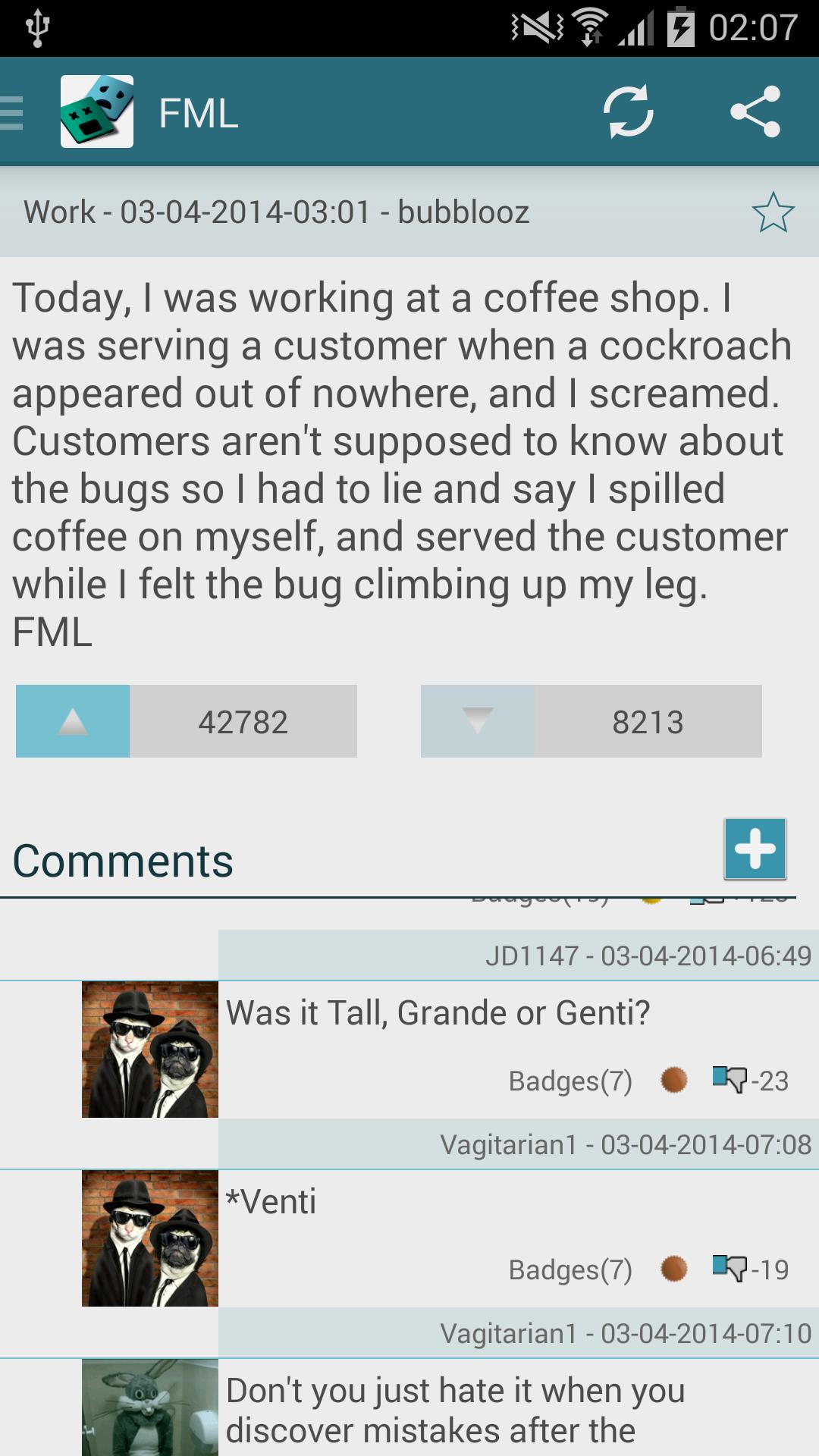 FML FMyLife.Droid