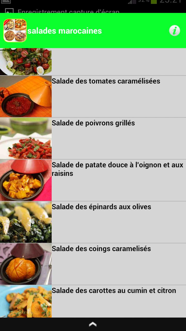salades marocaines 2015