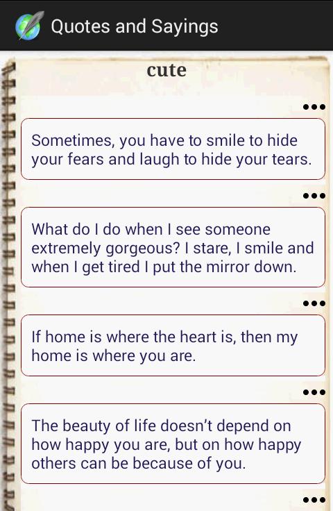 Quotes and Sayings