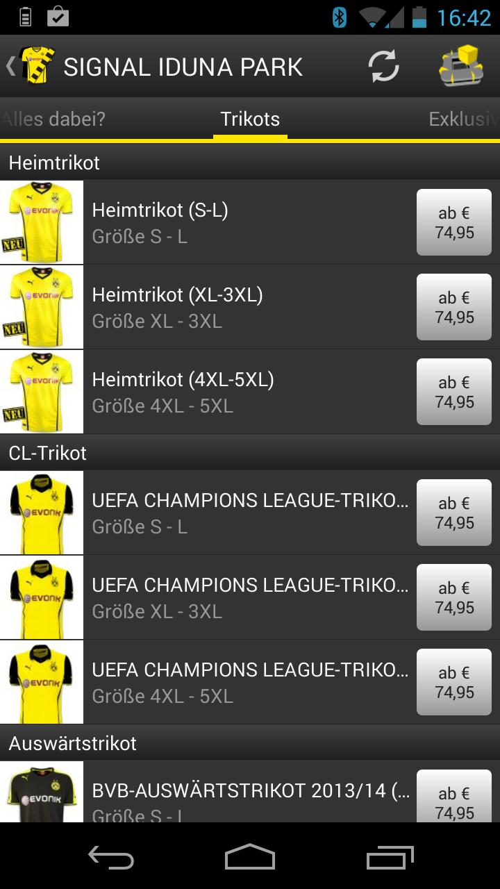 BVB bestellbar