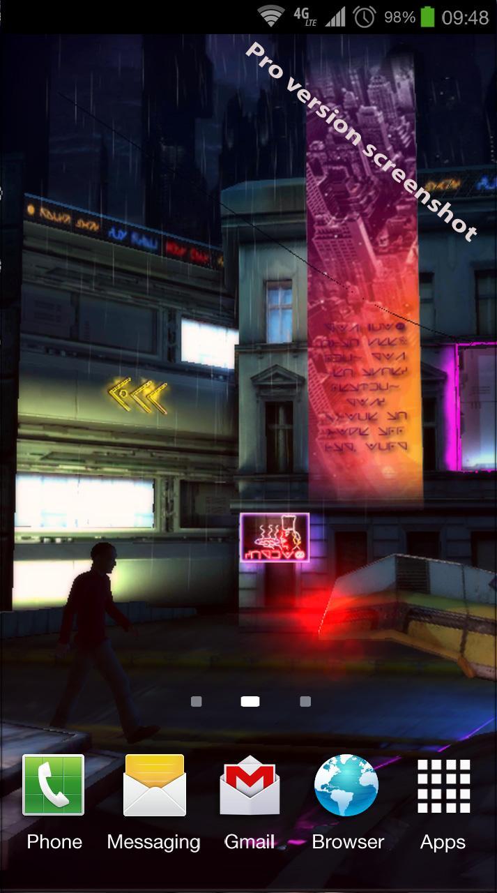 Futuristic City 3D Free lwp