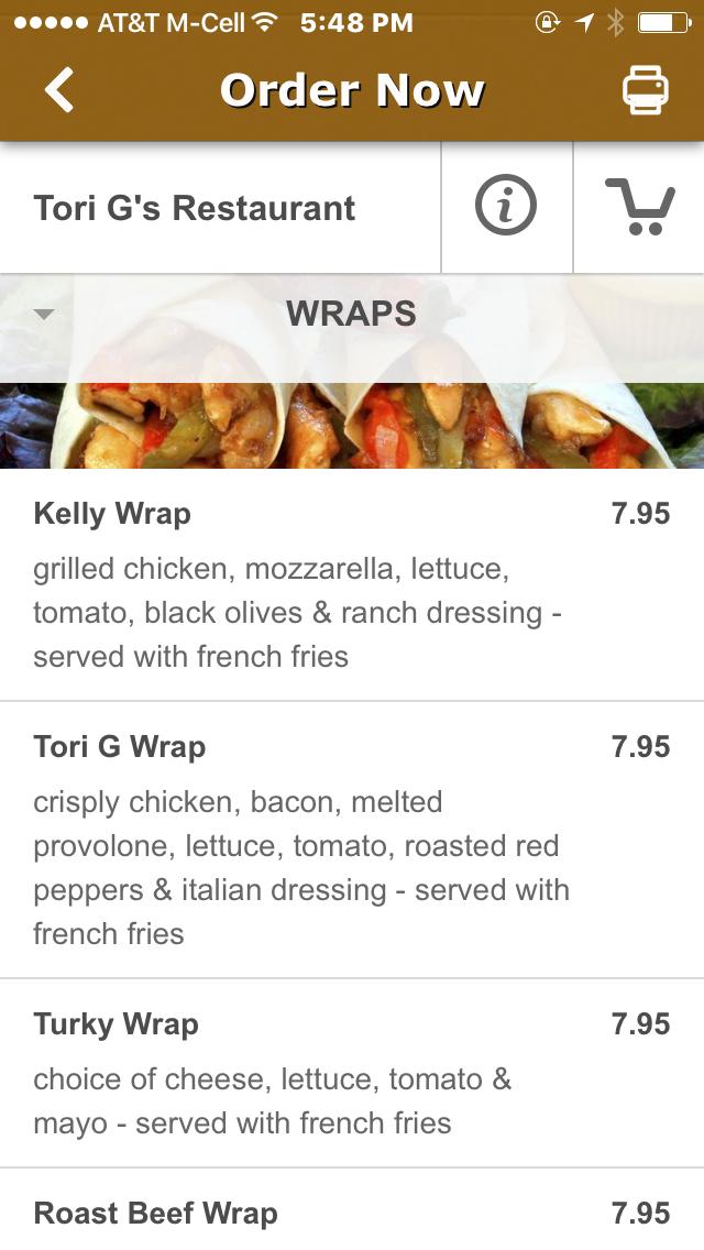 Tori G's Restaurant