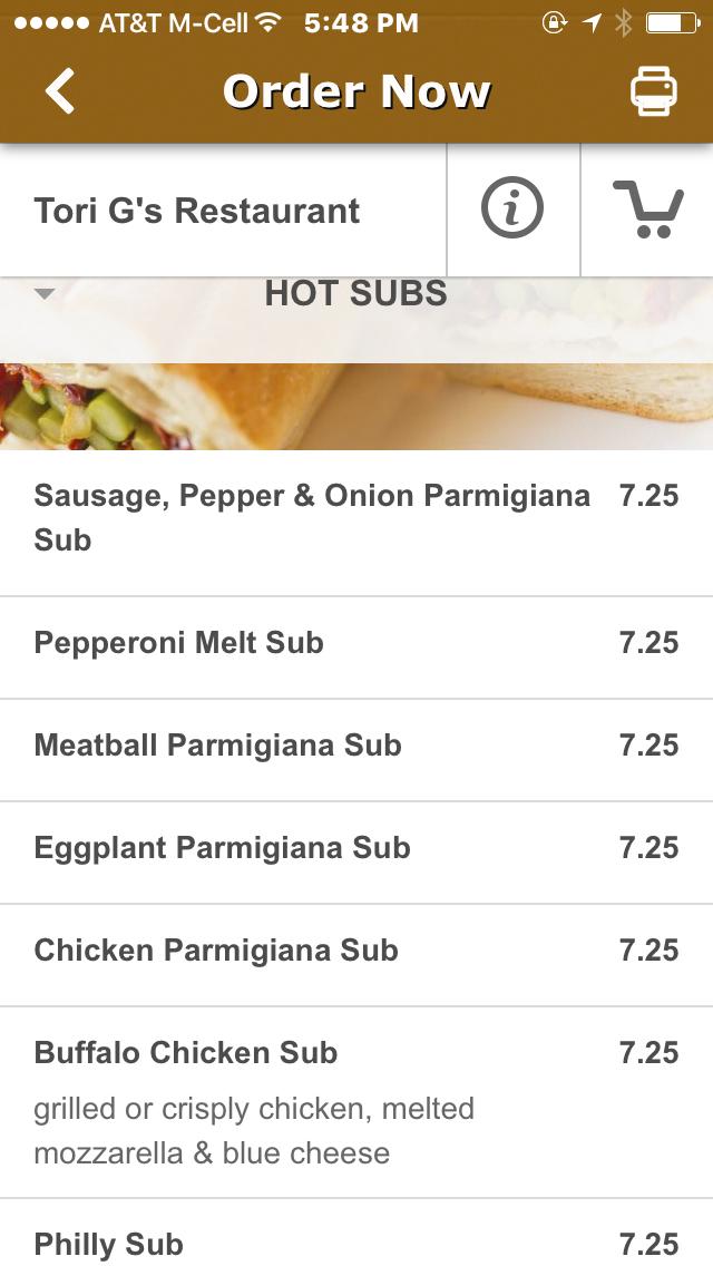 Tori G's Restaurant
