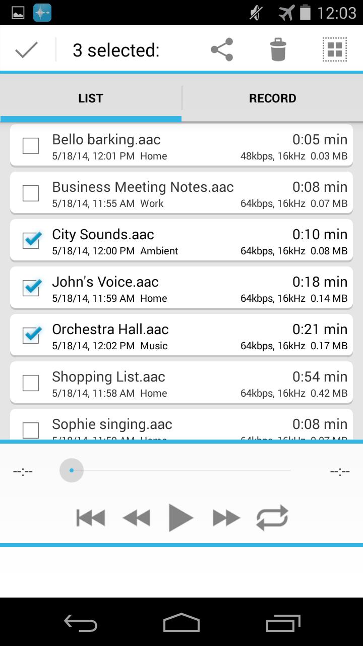 AAC Voice Recorder