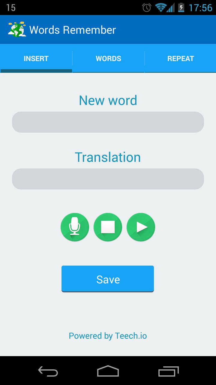 Words Remember