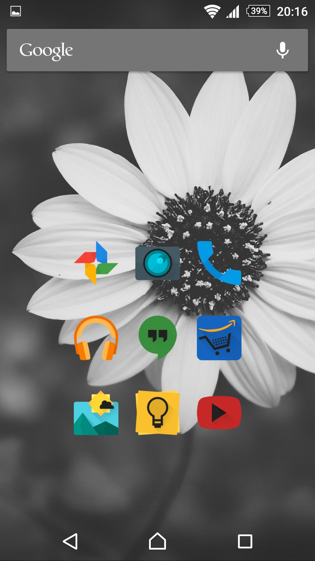 Glim - Dark Flat Icon Pack