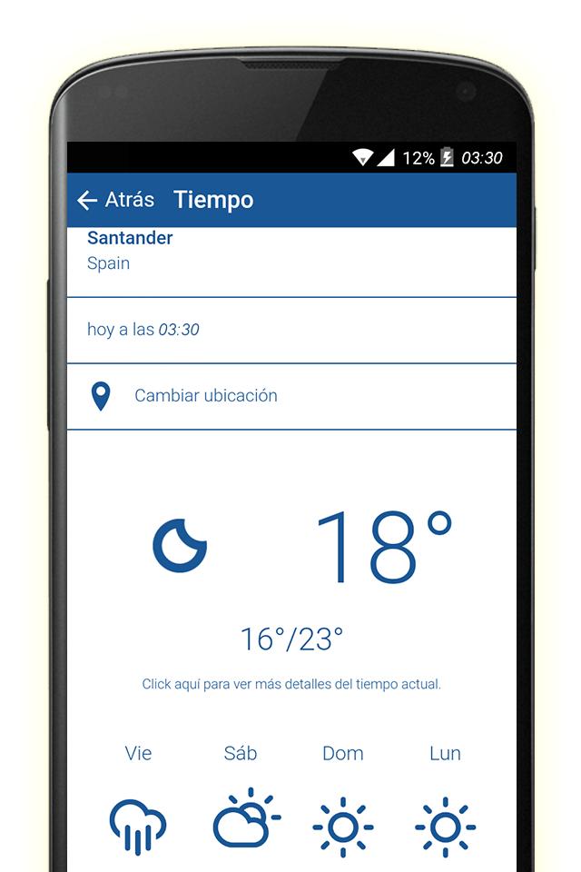 El Tiempo en Santander