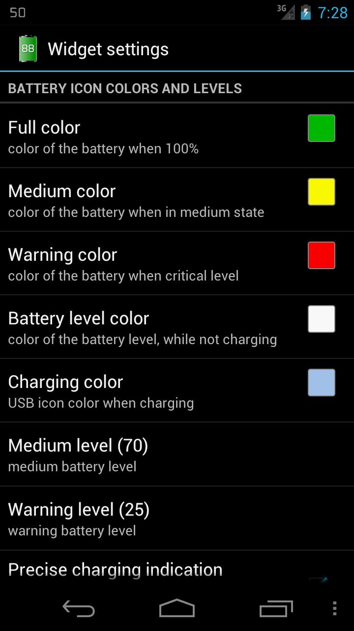 Tiny Battery Widget