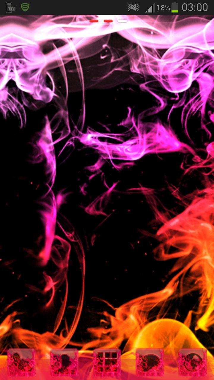 GO Launcher Theme colors smoke