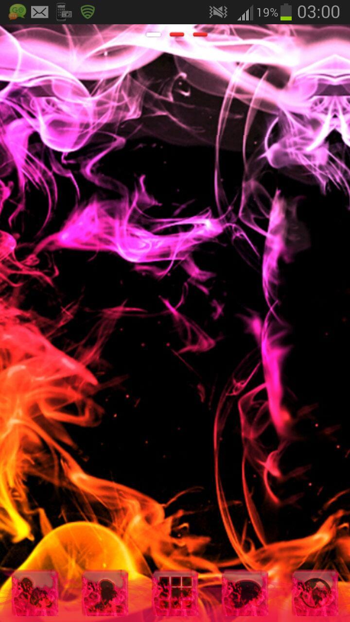 GO Launcher Theme colors smoke