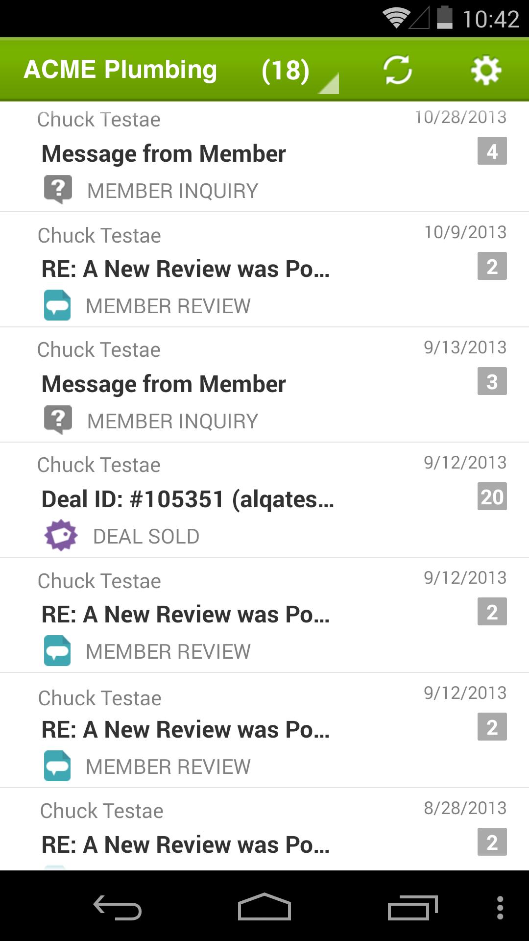 Angie's List Business Center