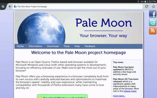 Pale Moon web browser