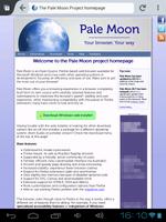 Pale Moon web browser