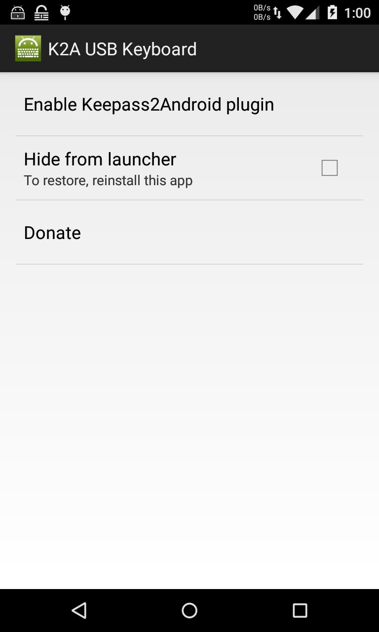 Keepass2 USB Keyboard Plugin