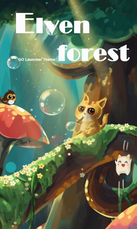 Elven Forest GO Launcher Theme