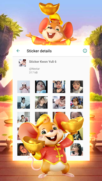 Stiker Lucu Kwon Yuli