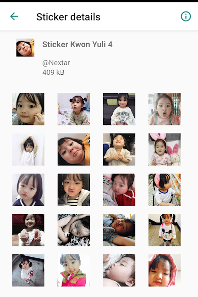 Stiker Lucu Kwon Yuli