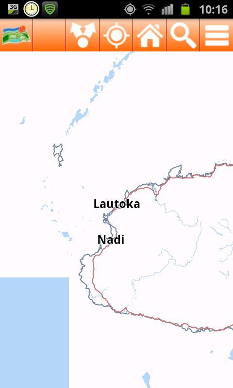 Fiji Offline mappa Map