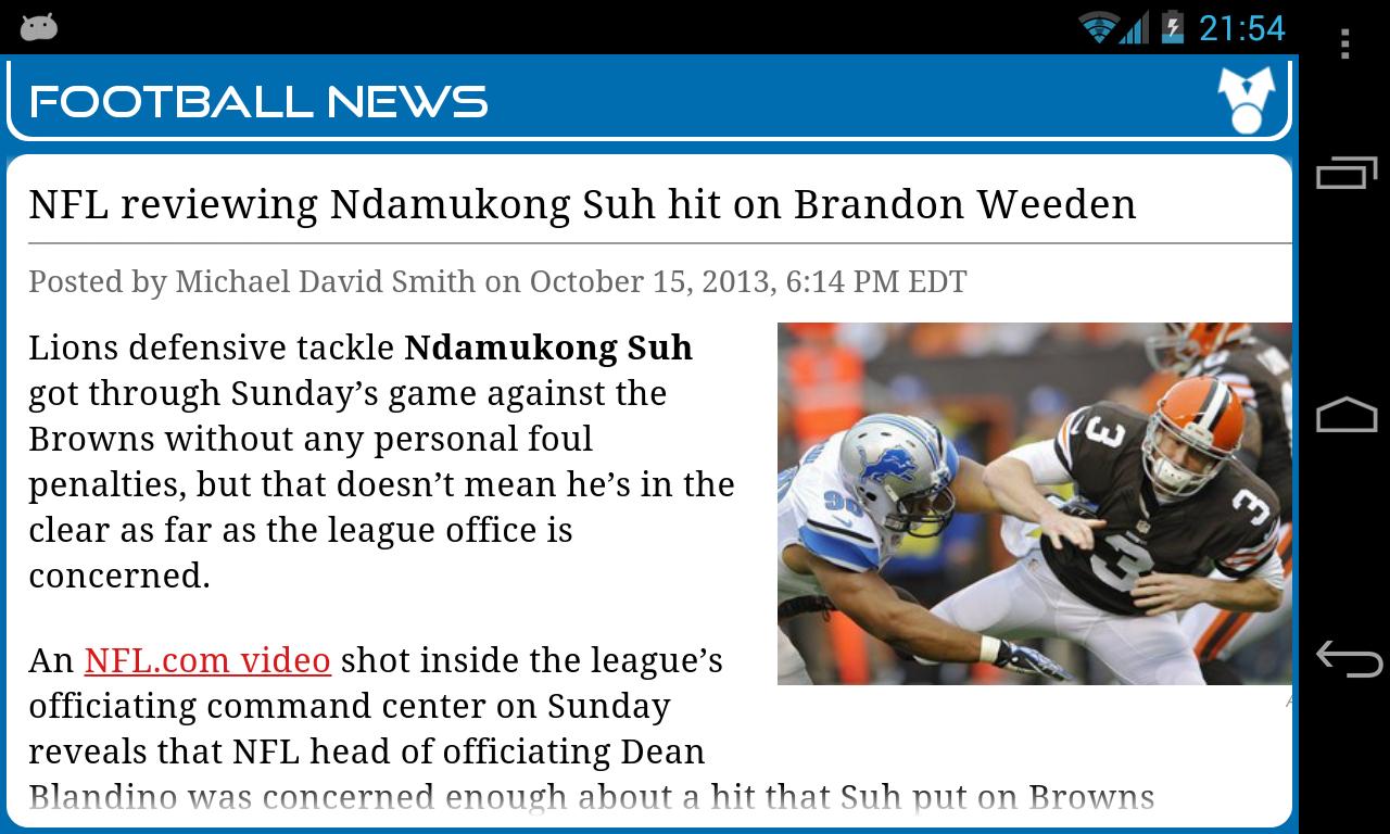 Detroit Football News