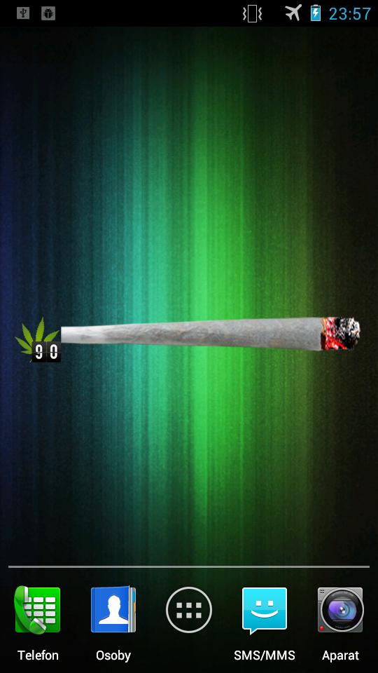 Cannabis Joint Battery Widget