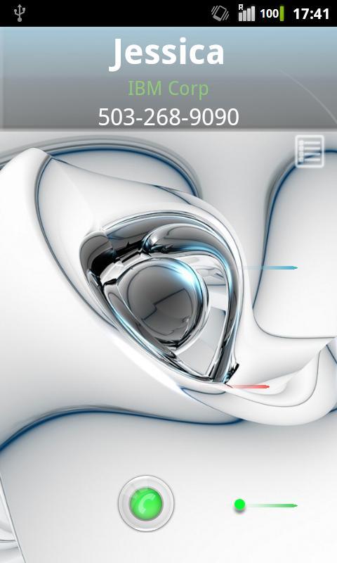 Rocket Caller ID Light Theme