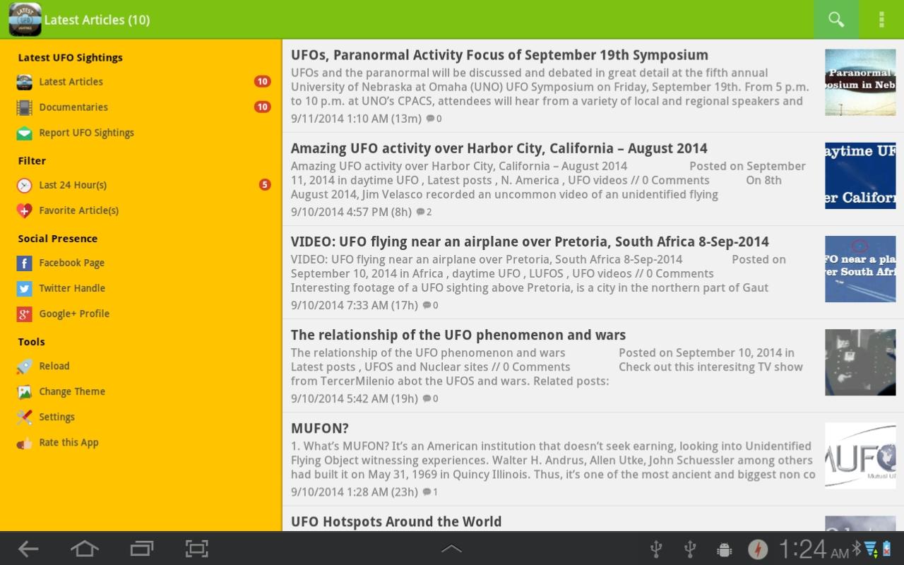 Latest UFO Sightings 2.0