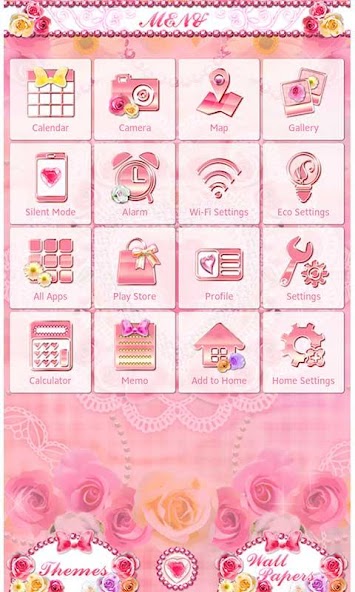 Cute Theme Glittery Romance