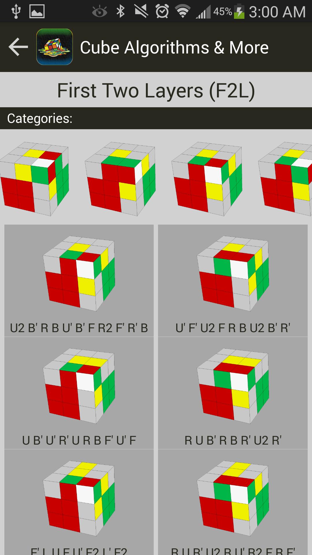 Rubik's Cube Algorithms, Timer