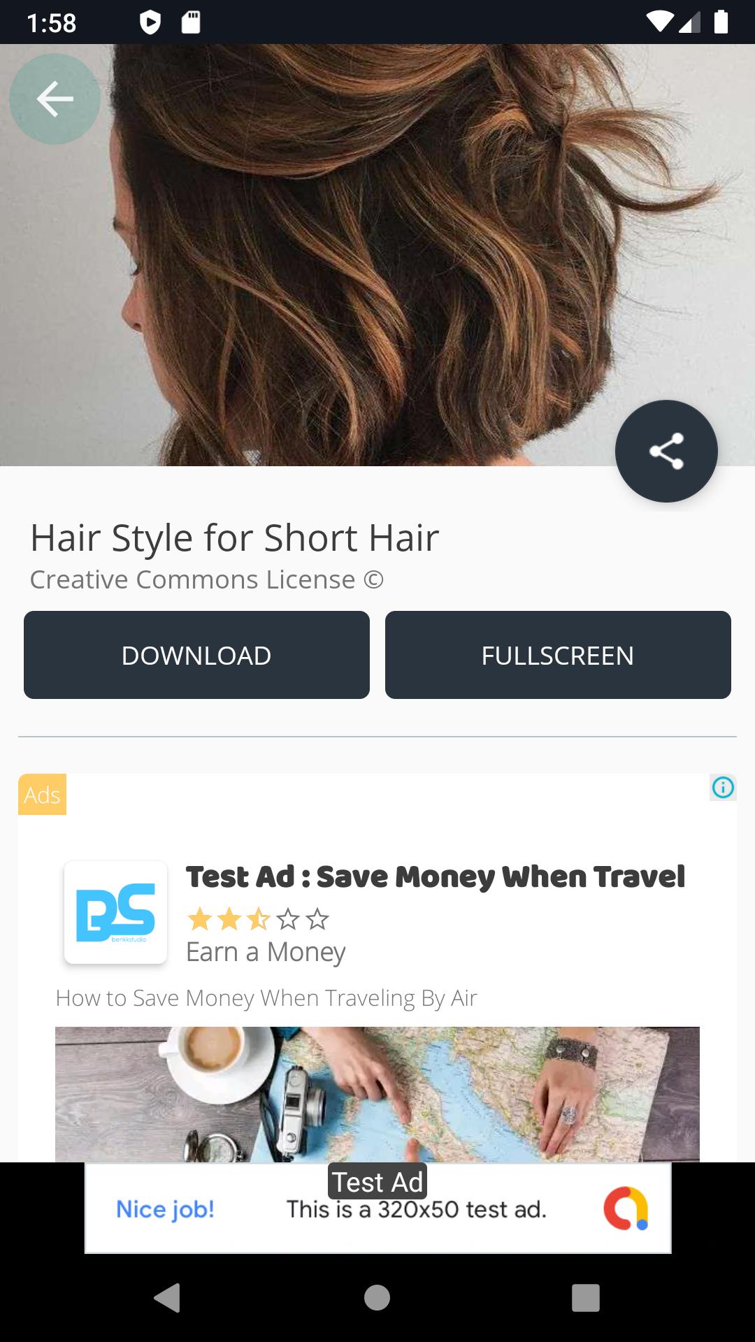 Hair Style for Short Hair