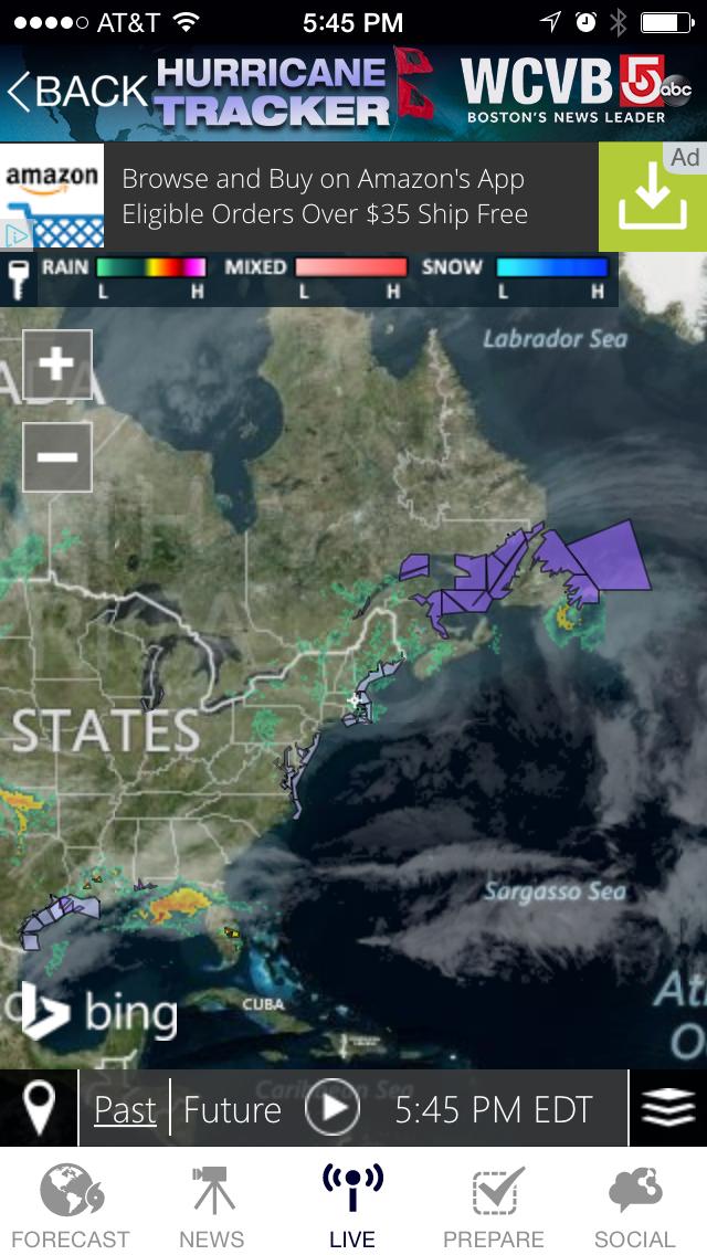Hurricane Tracker WCVB Boston
